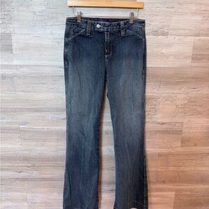 NYDJ Not Your Daughter's Jeans Marilyn Straight Leg Denim Blue Size 6